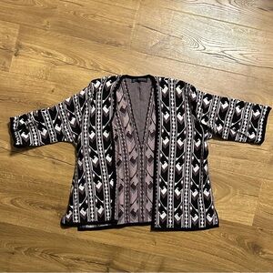 Peruvian Connection 100% Pima Cotton Cardigan Small